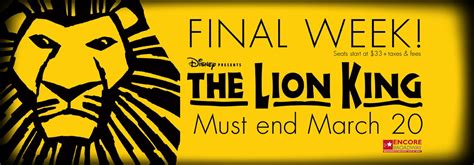 Find Disney Presents The Lion King (Touring) schedule,. . Lion king dpac